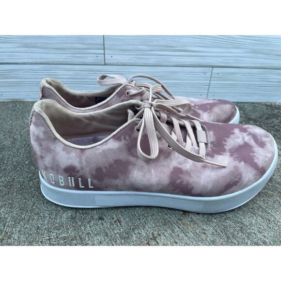 Women's NOBULL Dusty Rose Tie Dye Canvas Trainer Cross Trainer Women's Size 9.5 - Picture 2 of 10
